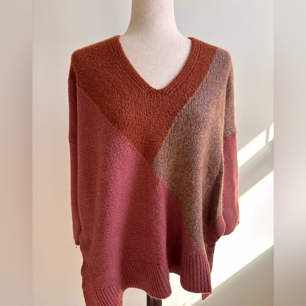 LOFT M Rust Colored Sweater